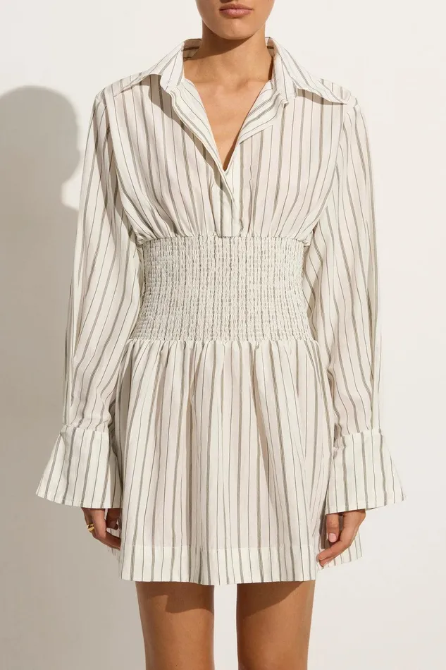 Women Vitinia Mini Dress Trieste Stripe 8211 Final Sale Faithfull The Brand Dresses Women Vitinia Mini Dress Trieste Stripe 8211 Final Sale Faithfull The Brand Dresses