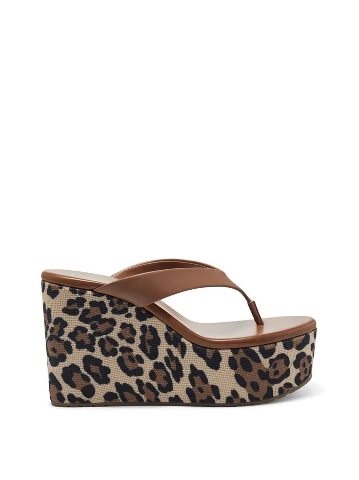 Women Wedges Jessica Simpson Stilla Platform Wedge Slide In Caramel and Leopard Natural Textured Leopard Women Wedges Jessica Simpson Stilla Platform Wedge Slide In Caramel and Leopard Natural Textured Leopard