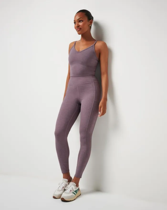 Women WHERE IT COUNTS LEGGING Heather Moonscape TravisMathew Leggings
