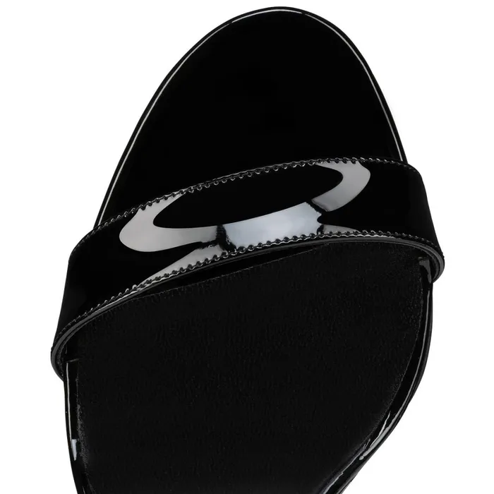Women Zeppa Chick 85 Mm Sandals 8211 Patent Leather 8211 Black Black Christian Louboutin Wedges