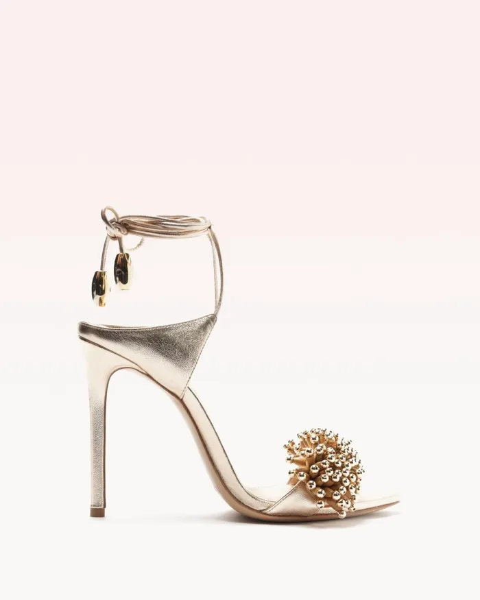 Zaya 100 Metallic Gold Women Alexandre Birman Sandals