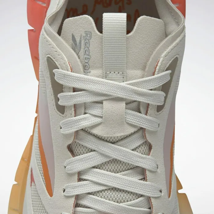 Zig Womens Reebok Zig Kinetica Horizon Shoes Alabaster Utility Beige Carotene