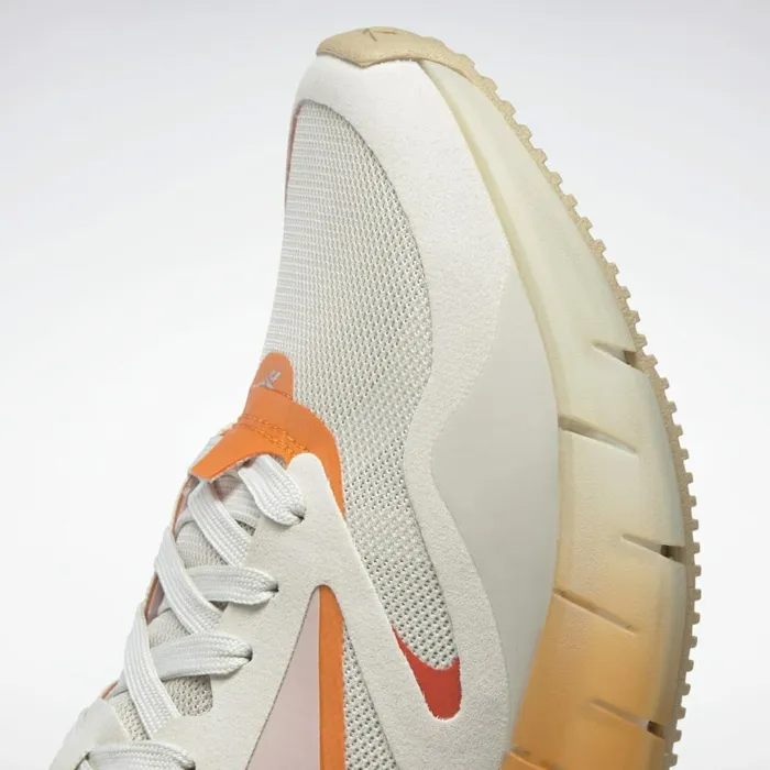 Zig Womens Reebok Zig Kinetica Horizon Shoes Alabaster Utility Beige Carotene