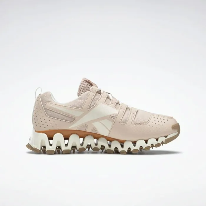 Zig Womens Reebok ZigWild Trail 6 Shoes Soft Ecru Chalk Radiant Ochre