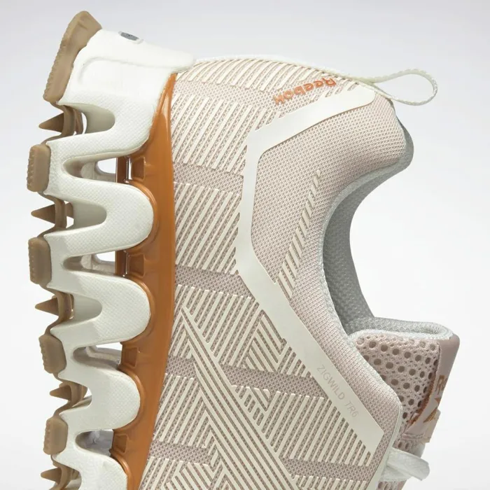 Zig Womens Reebok ZigWild Trail 6 Shoes Soft Ecru Chalk Radiant Ochre