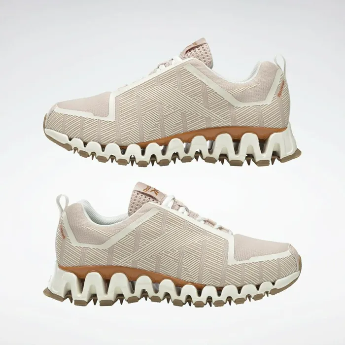 Zig Womens Reebok ZigWild Trail 6 Shoes Soft Ecru Chalk Radiant Ochre